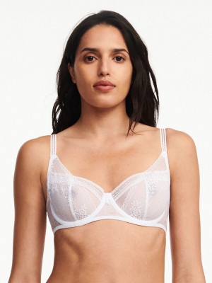 White Chantelle Maddie Demi Women Bras | RBC475VX