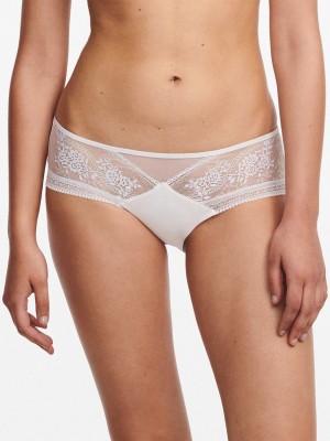 White Chantelle Maddie Women Hipster Panty | ZSL555DU