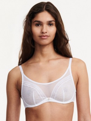 White Chantelle Modern Support Underwired Top Women Bras | ZTJ3715ZW