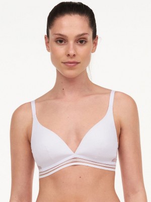 White Chantelle Only Manhattan Wireless Women T-Shirt Bra | WEM5464WL