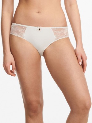 White Chantelle Orchids Women Briefs | RNC7121GL