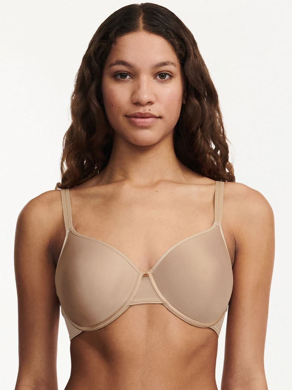 Beige Brown Chantelle C Essential Full Coverage Smooth Women Bras | JVA9289UO