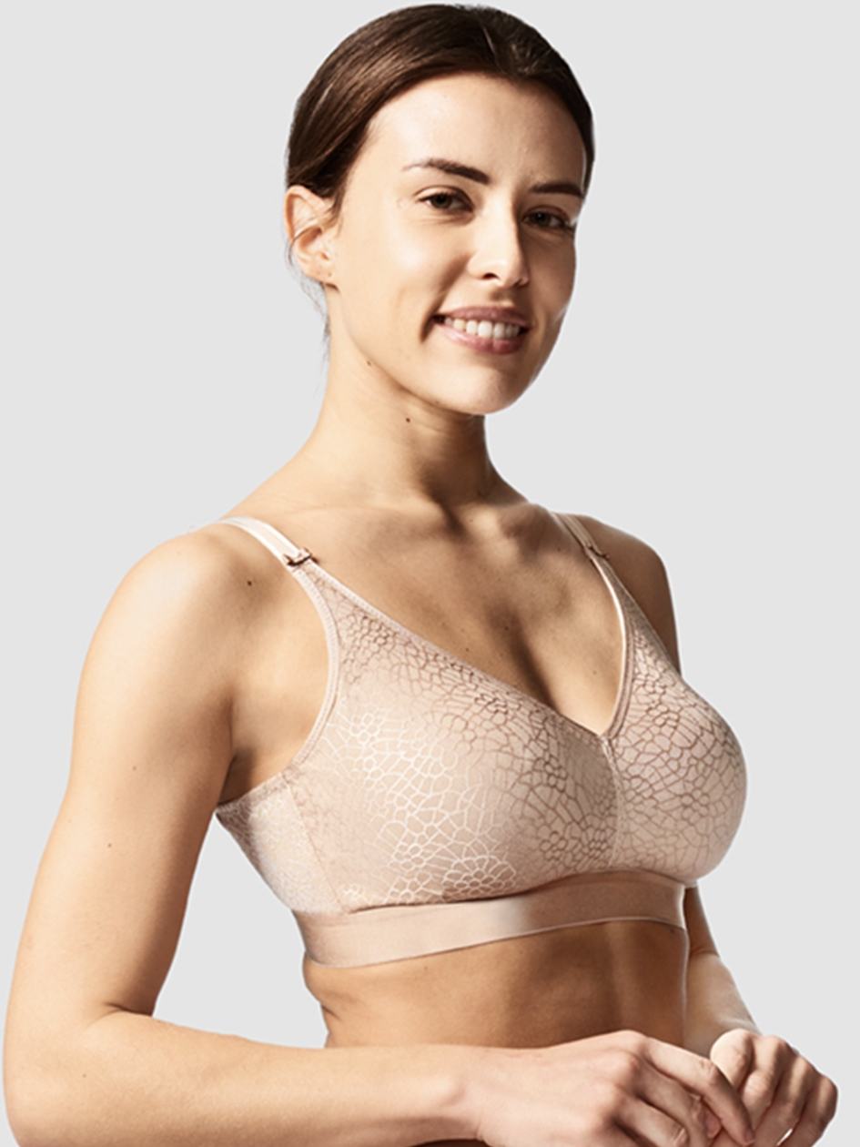 Beige Brown Chantelle C Magnifique Full Bust Wirefree Women Bras | TXU5842FL