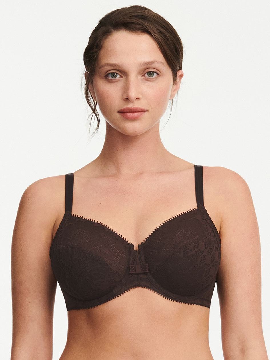 Beige Brown Chantelle Day to Night Full Coverage Women Unlined Bra | TEN5786JU