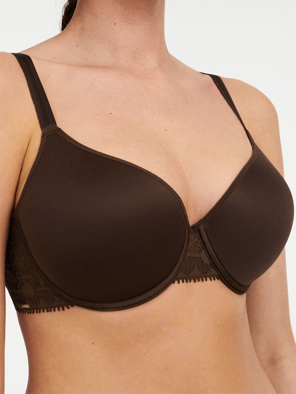 Beige Brown Chantelle Day to Night Smooth Custom Fit Women Bras | EIS8267WK