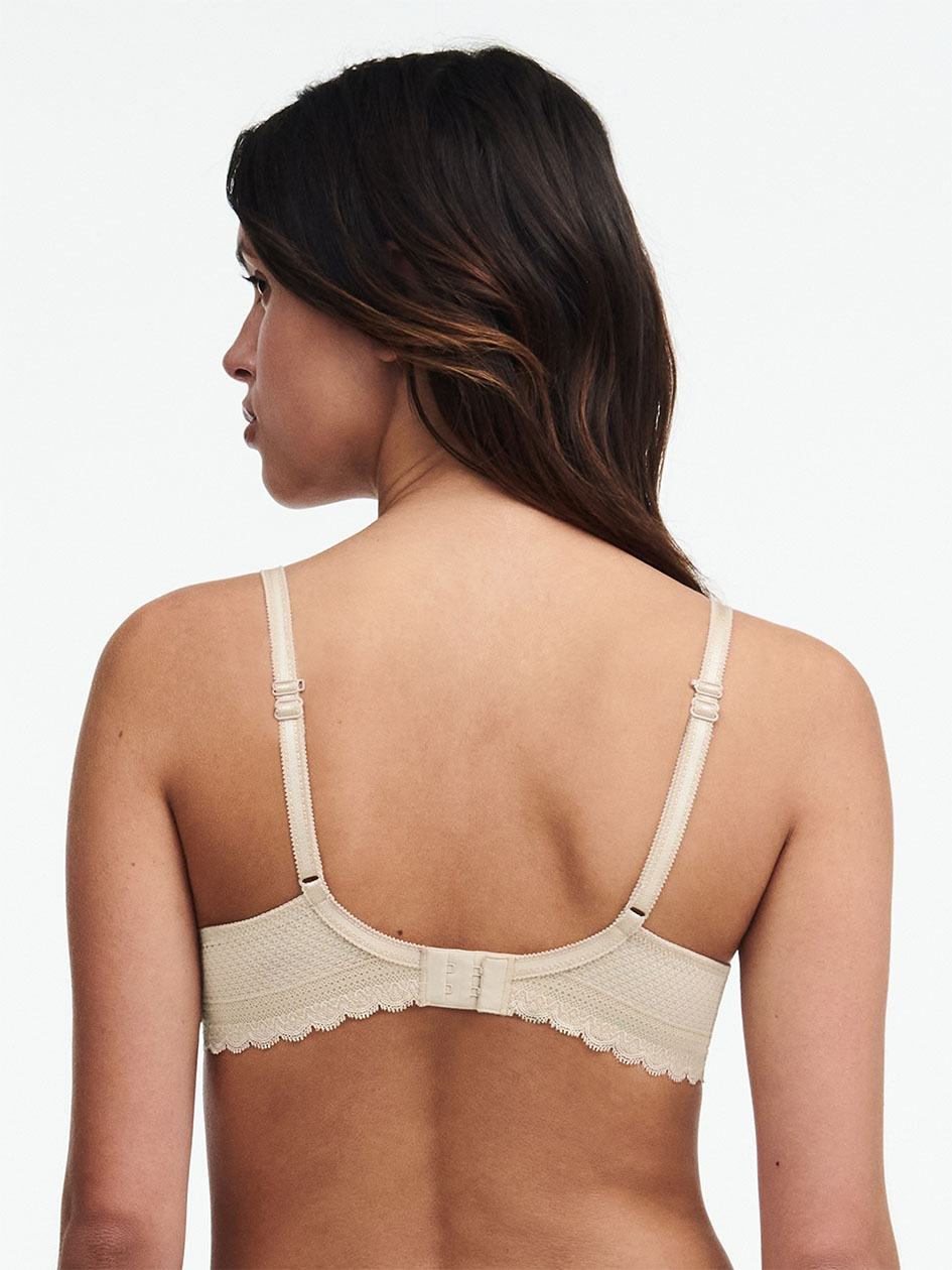 Beige Brown Chantelle Parisian Allure Plunge Women T-Shirt Bra | NZH589JQ