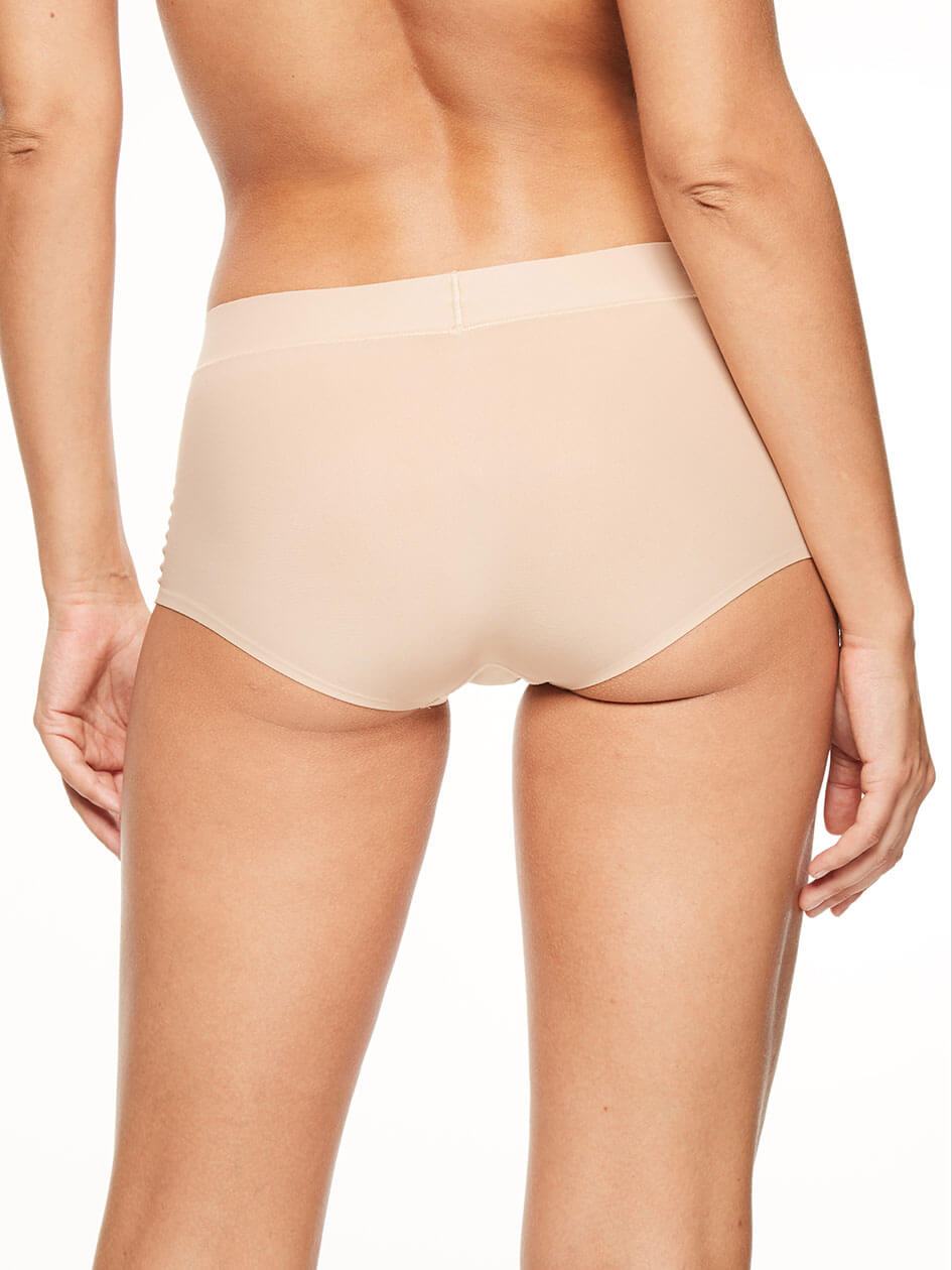 Beige Brown Chantelle SoftStretch Boyshort Women Briefs | TKR8873ZL