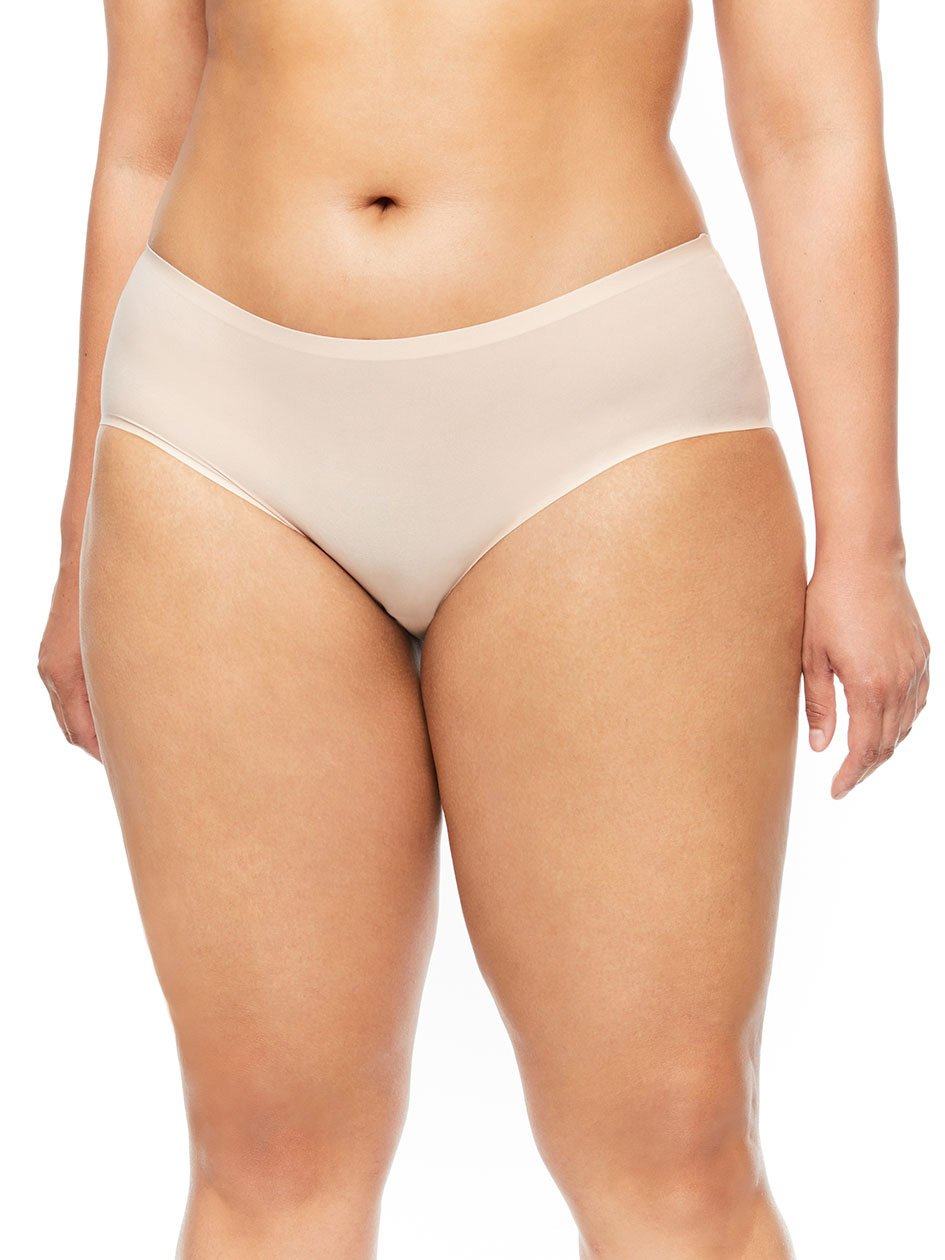 Beige Brown Chantelle SoftStretch Full Women Hipster Panty | OBB1970KG