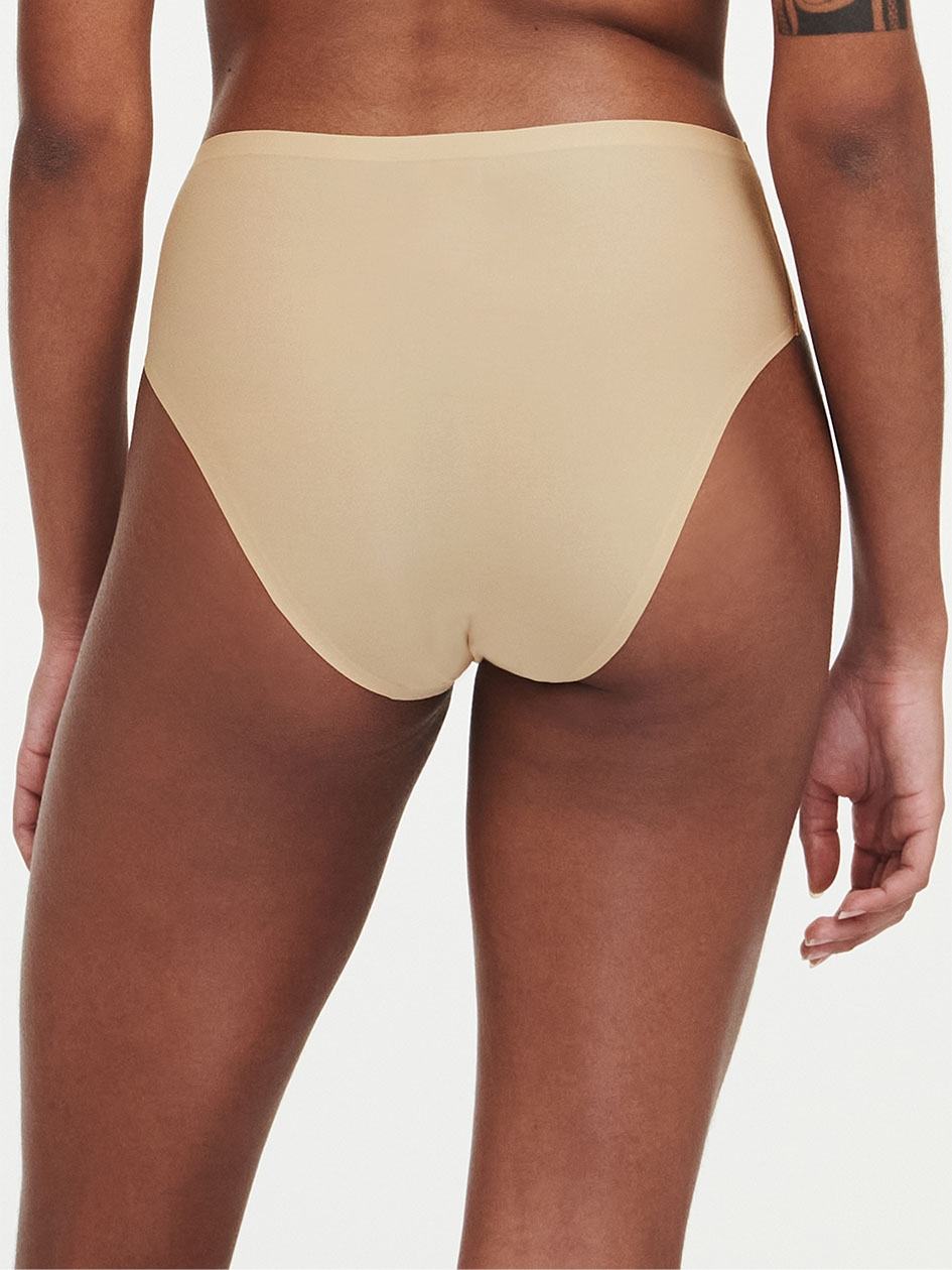 Beige Brown Chantelle SoftStretch Hi Cut Women Briefs | XLO1674IH