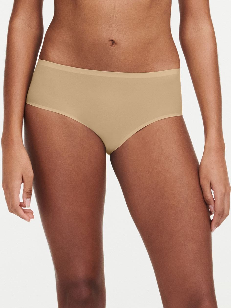 Beige Brown Chantelle SoftStretch Women Hipster Panty | JWO1145MF