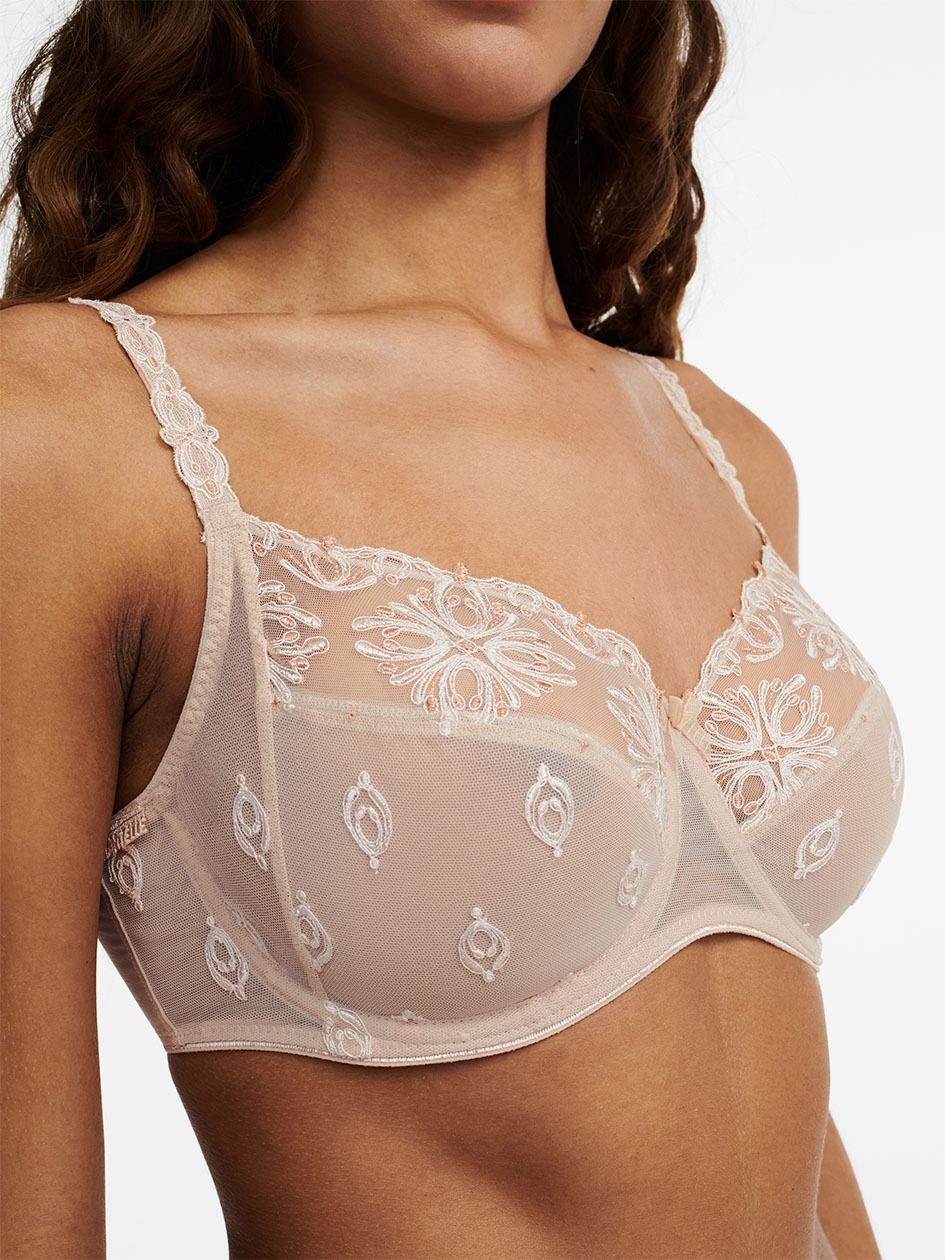 Beige Chantelle Champs Elysees Full Coverage Women Unlined Bra | ZPL8786LP