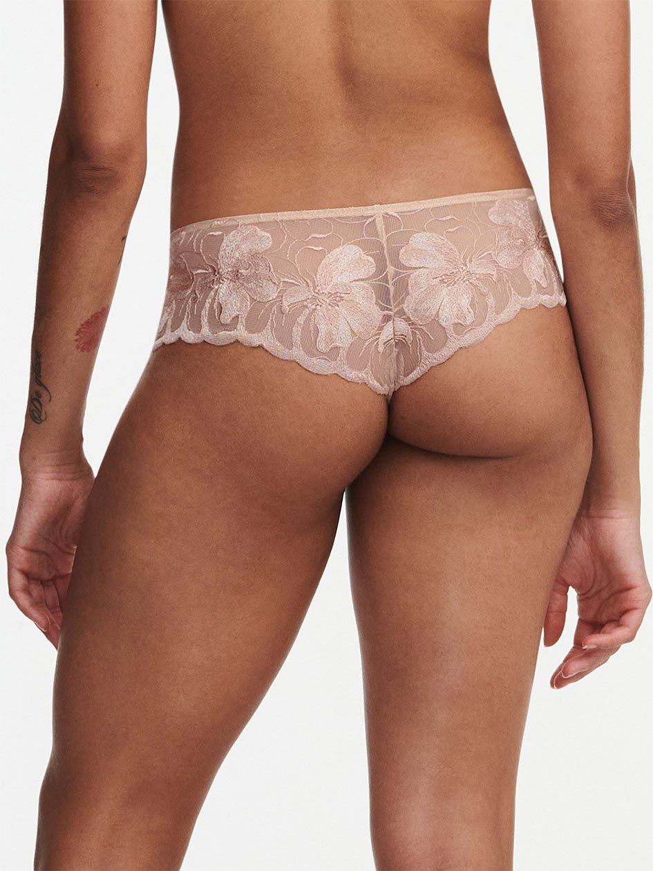 Beige Chantelle Fleurs Women Hipster Panty | ROJ275JJ