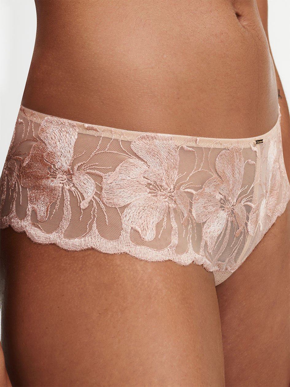 Beige Chantelle Fleurs Women Hipster Panty | ROJ275JJ