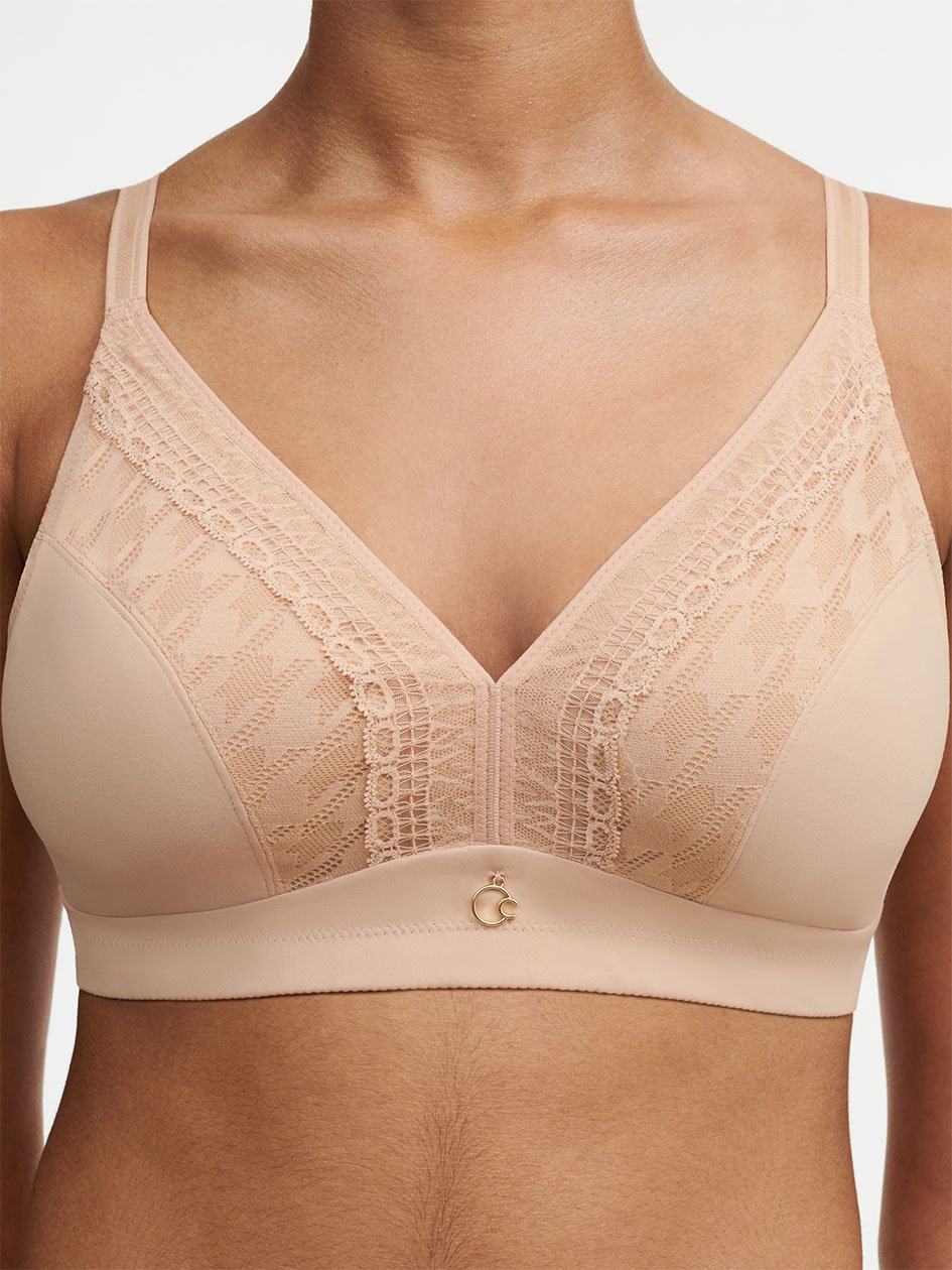 Beige Chantelle Impression Full Support Wireless Women Bras | GIU2075QM