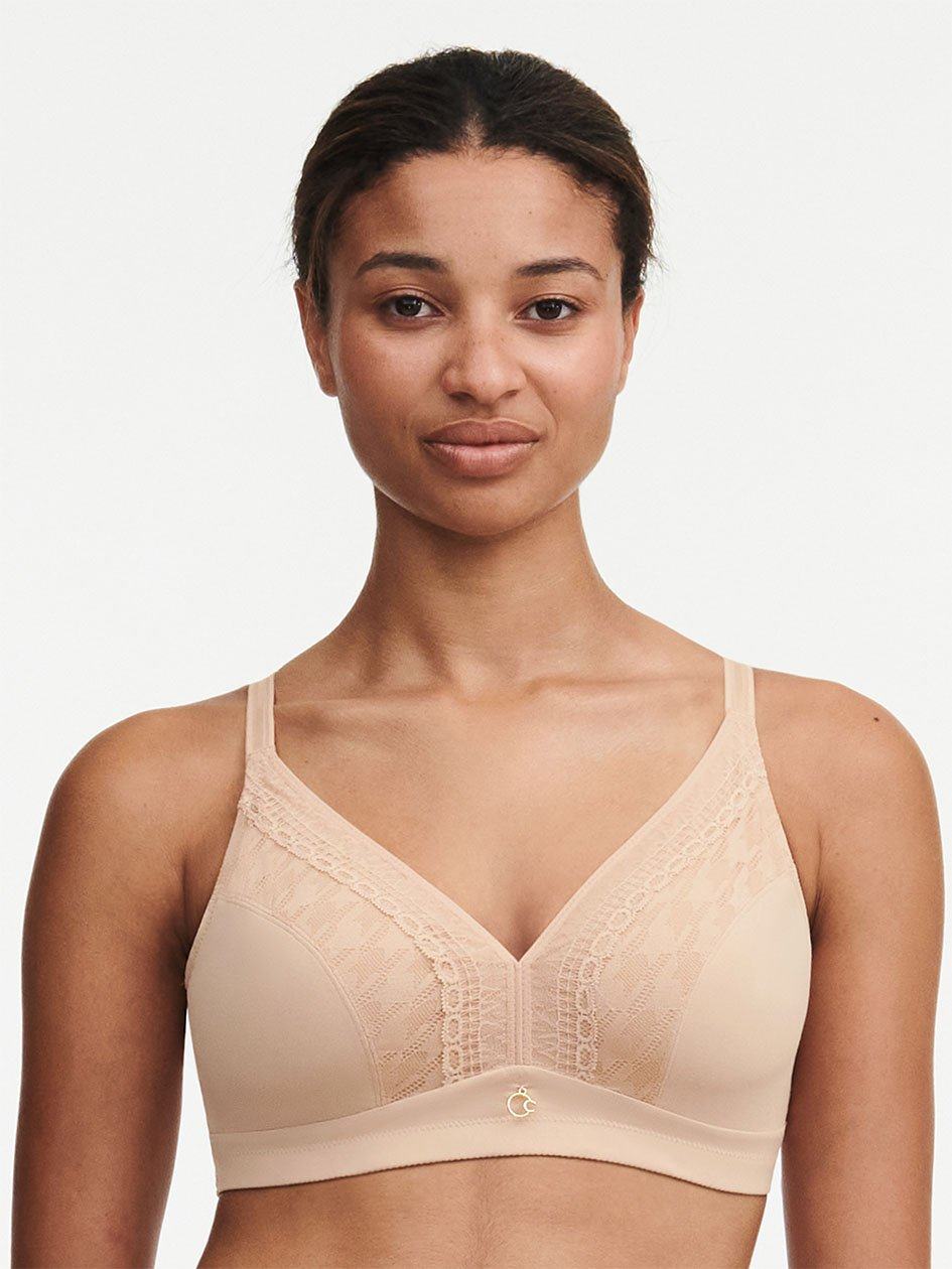 Beige Chantelle Impression Full Support Wireless Women Bras | GIU2075QM