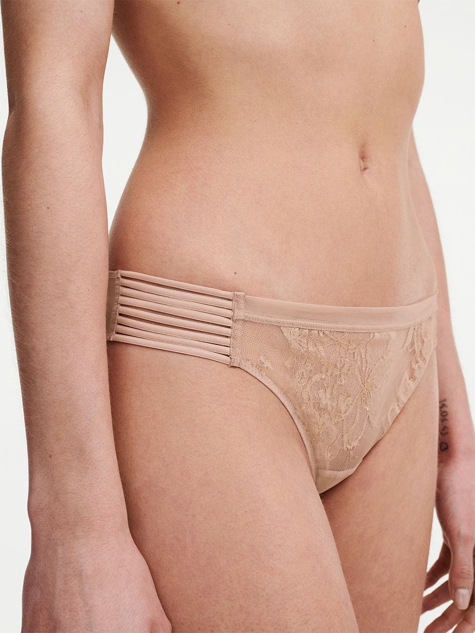 Beige Chantelle Impulse Women Thong Panty | SIQ6389ZG