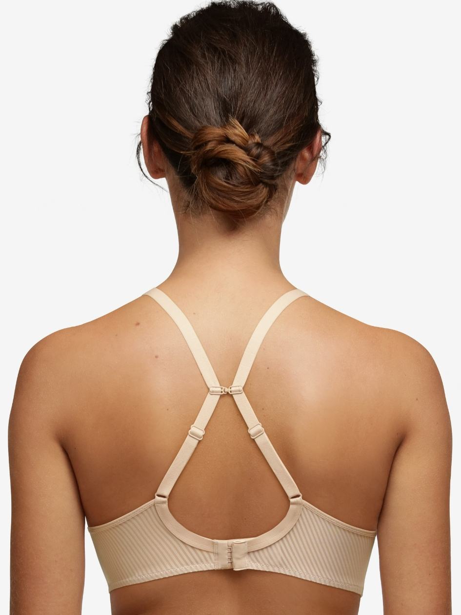 Beige Chantelle Nais Push-Up Women Bra | MHX8029GW