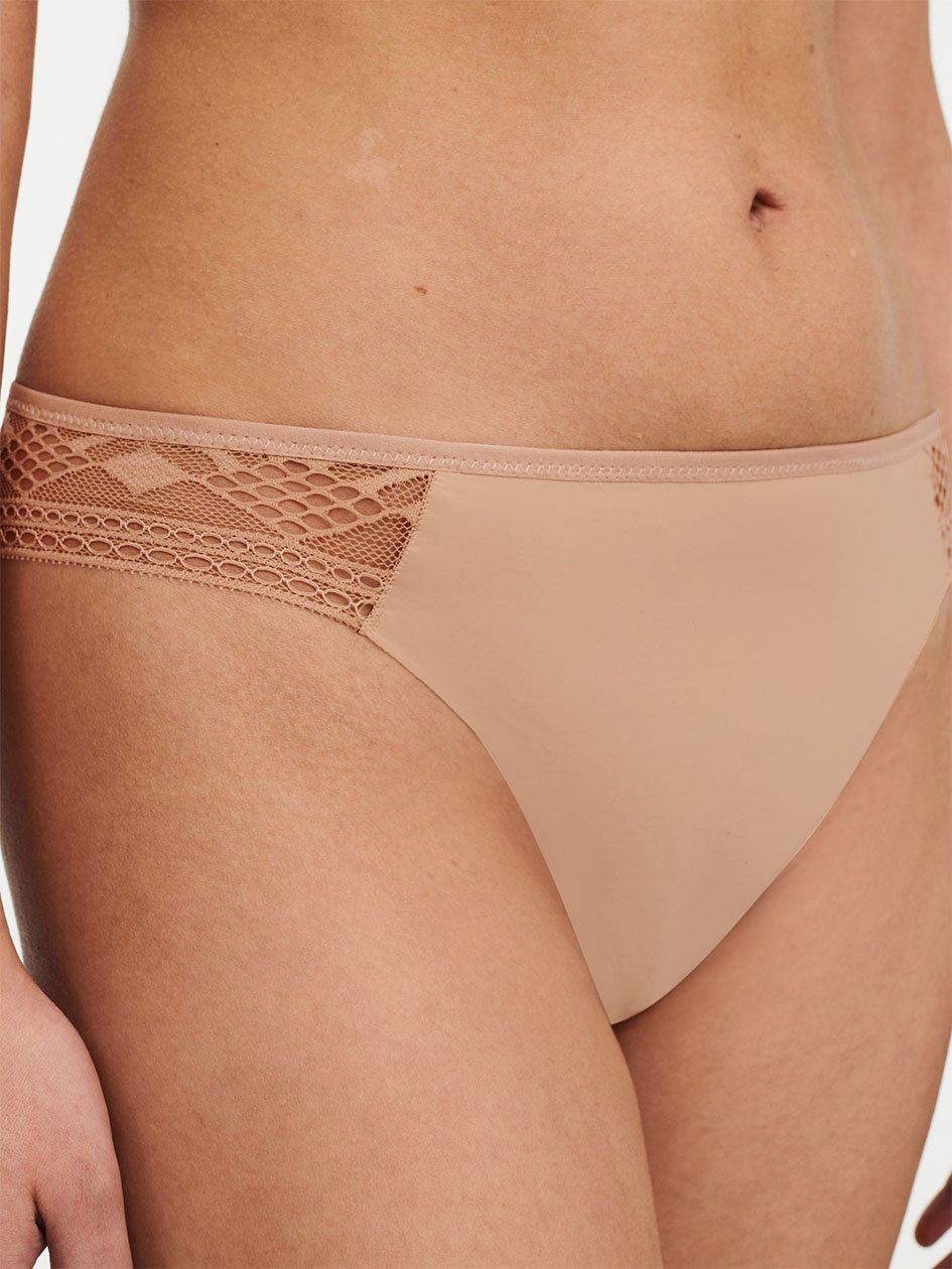 Beige Chantelle Ondine Women Thong Panty | IWO153CD