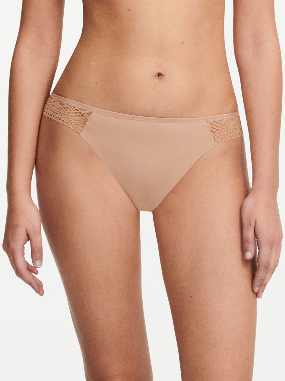 Beige Chantelle Ondine Women Thong Panty | IWO153CD