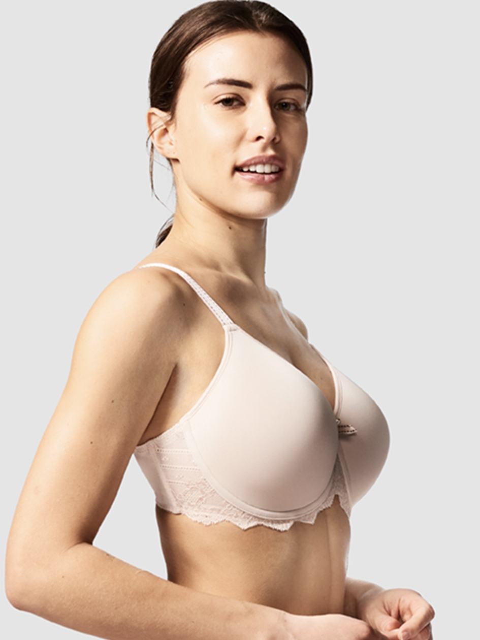 Beige Chantelle Rive Gauche Full Coverage Smooth Women Bras | FXL9951SW