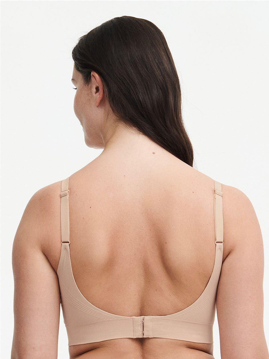 Beige Chantelle Smooth Comfort Wireless Lift Women Bralettes | DJO339JX