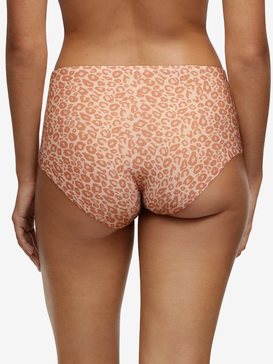 Beige Leopard Chantelle SoftStretch Women Briefs | HZU1791KY