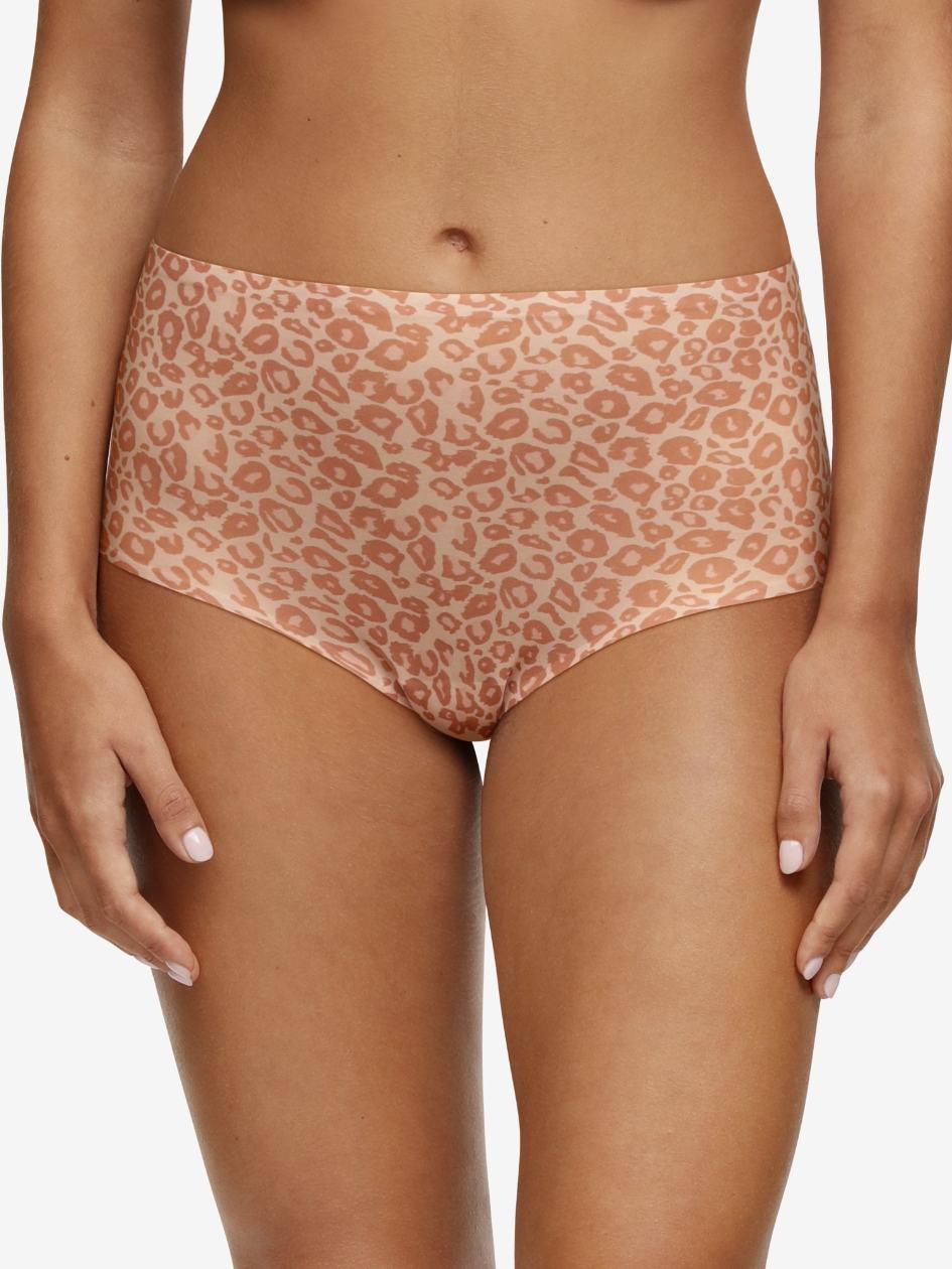 Beige Leopard Chantelle SoftStretch Women Briefs | HZU1791KY