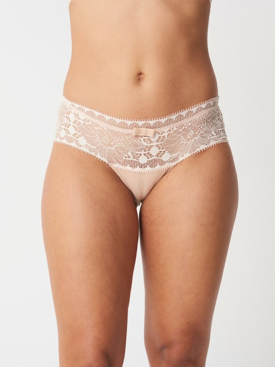 Beige Pink Chantelle Day to Night Women Hipster Panty | QNH4230KT