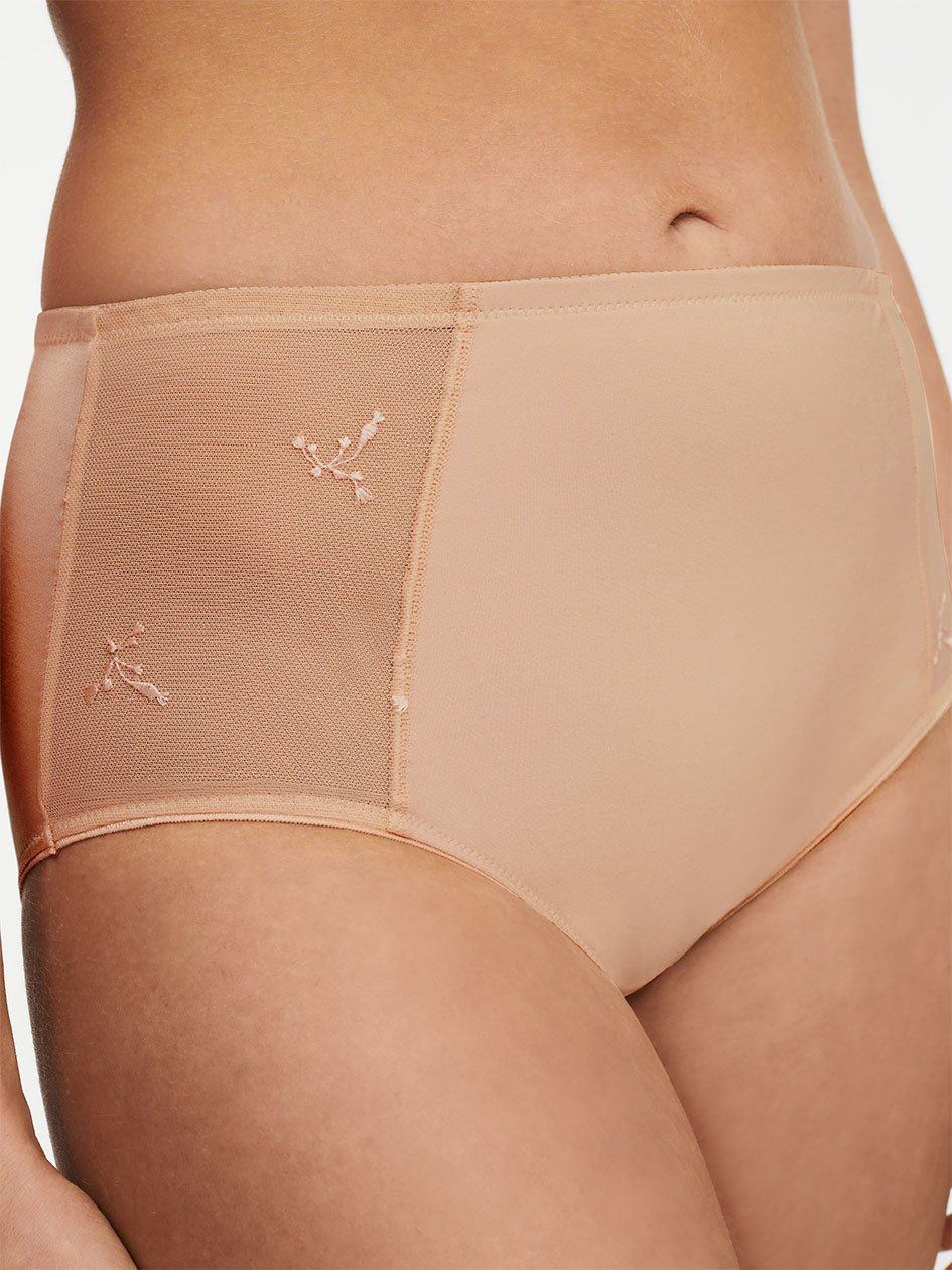 Beige Pink Chantelle Every Curve High Waist Women Briefs | IZL7946YY