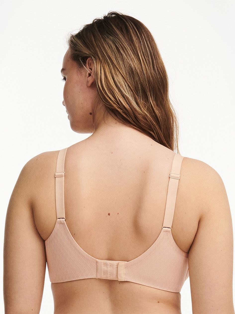 Beige Pink Chantelle Smooth Lines Back Smoothing Minimizer Women Bras | OZN5482JA