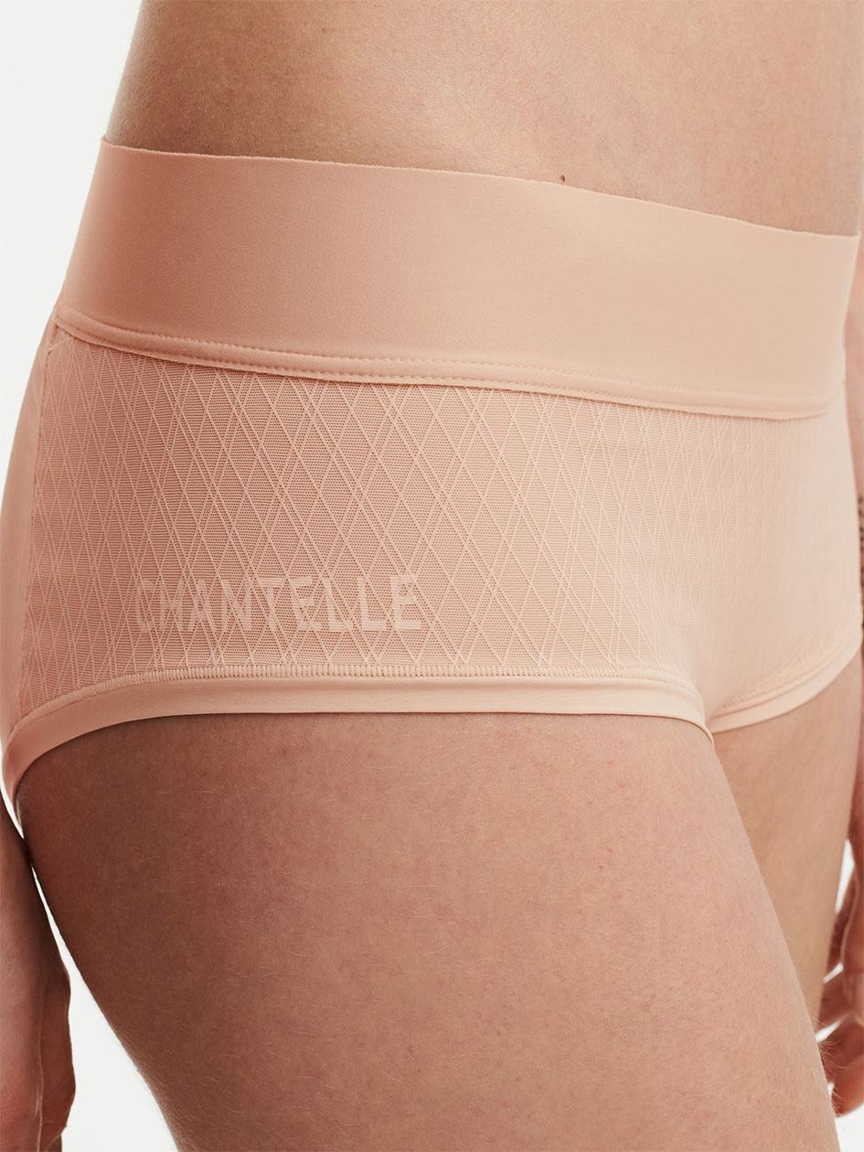 Beige Pink Chantelle Smooth Lines Women Hipster Panty | TTJ5462XW