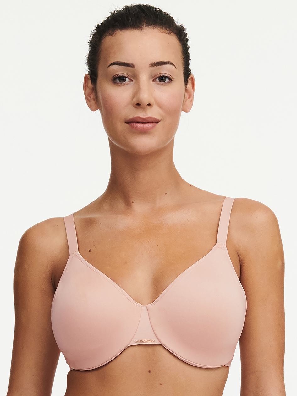 Beige Rose Chantelle Bare Essential Seamless Minimizer Women Unlined Bra | NKO462HP