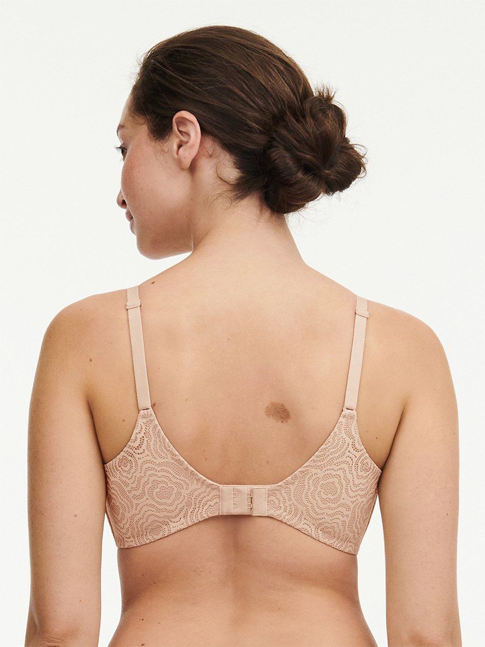 Beige Rose Chantelle C Jolie Wirefree Women T-Shirt Bra | IJL3990HU