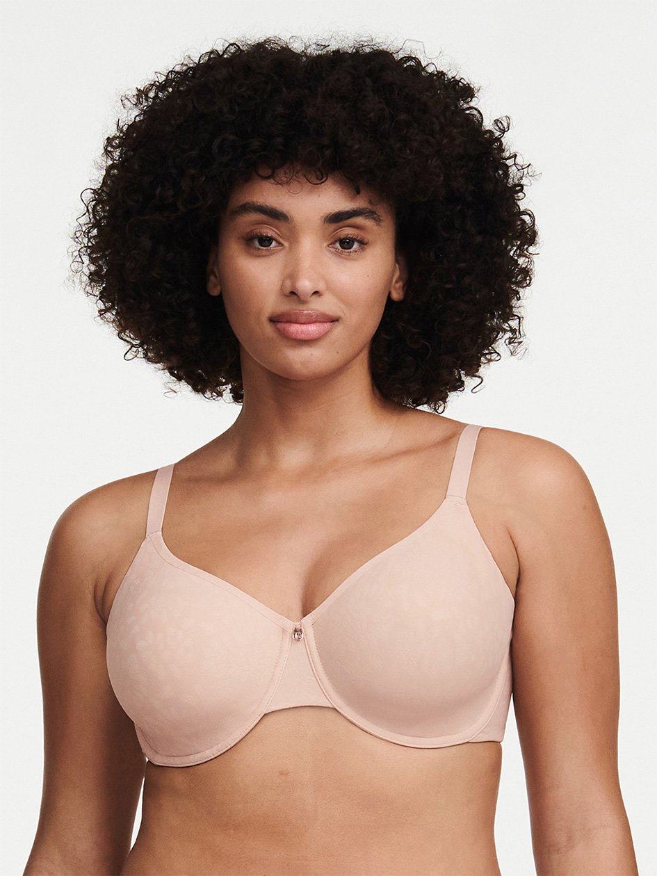 Beige Rose Chantelle Comfort Chic Back Shaping Minimizer Women Bras | DYQ9432WL