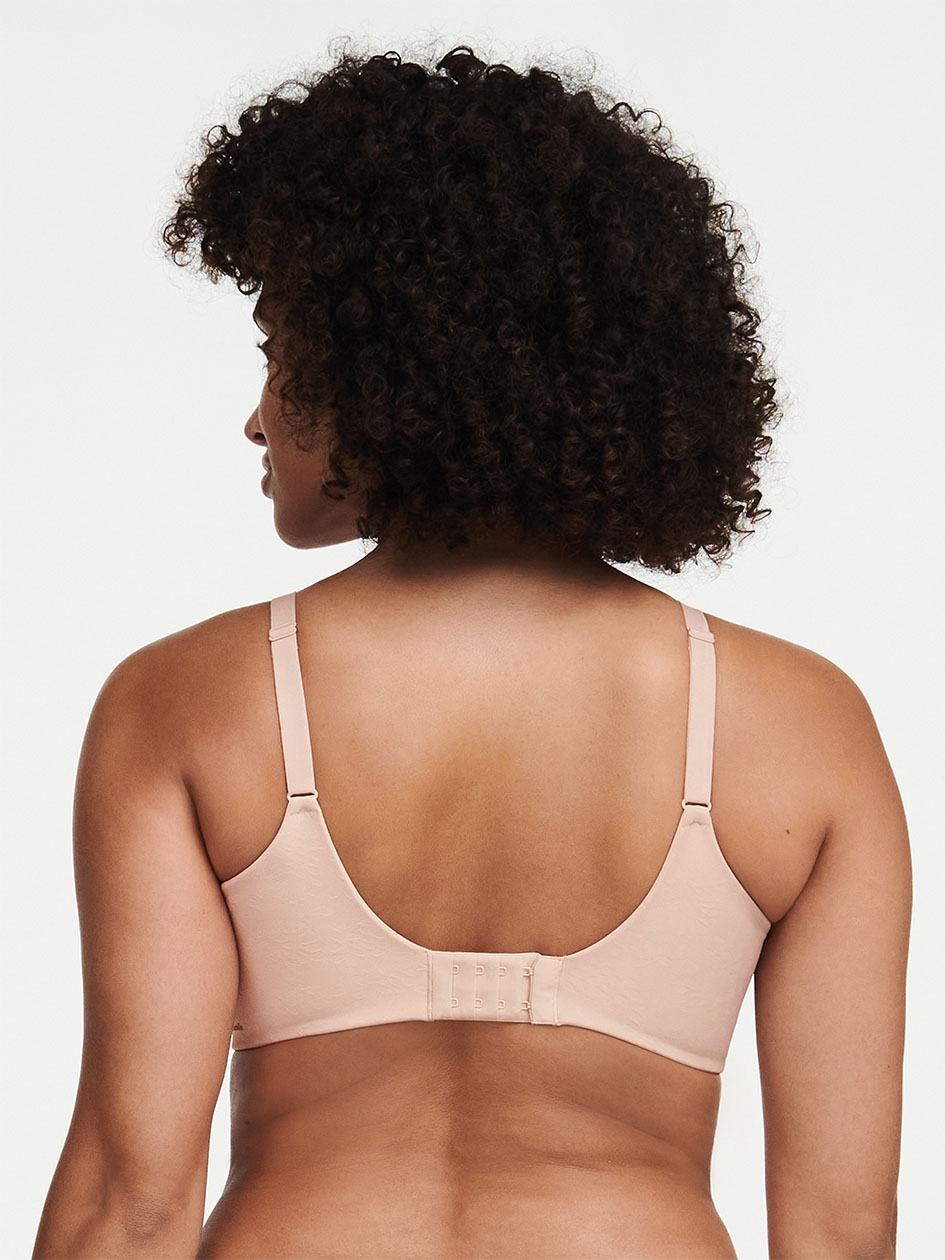 Beige Rose Chantelle Comfort Chic Back Shaping Minimizer Women Bras | DYQ9432WL