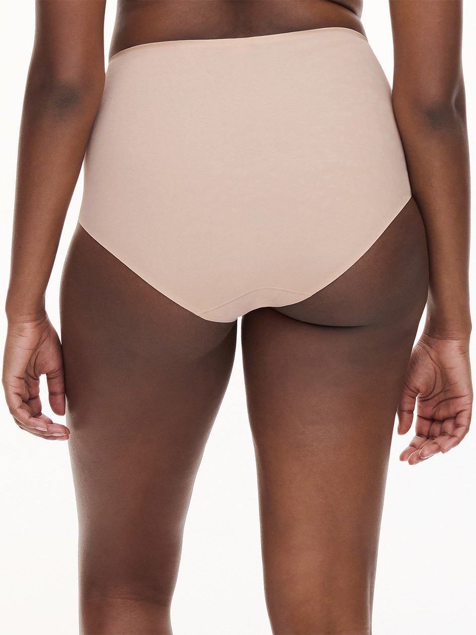 Beige Rose Chantelle Comfort Chic High Waist Support Women Briefs | BTN4429IQ