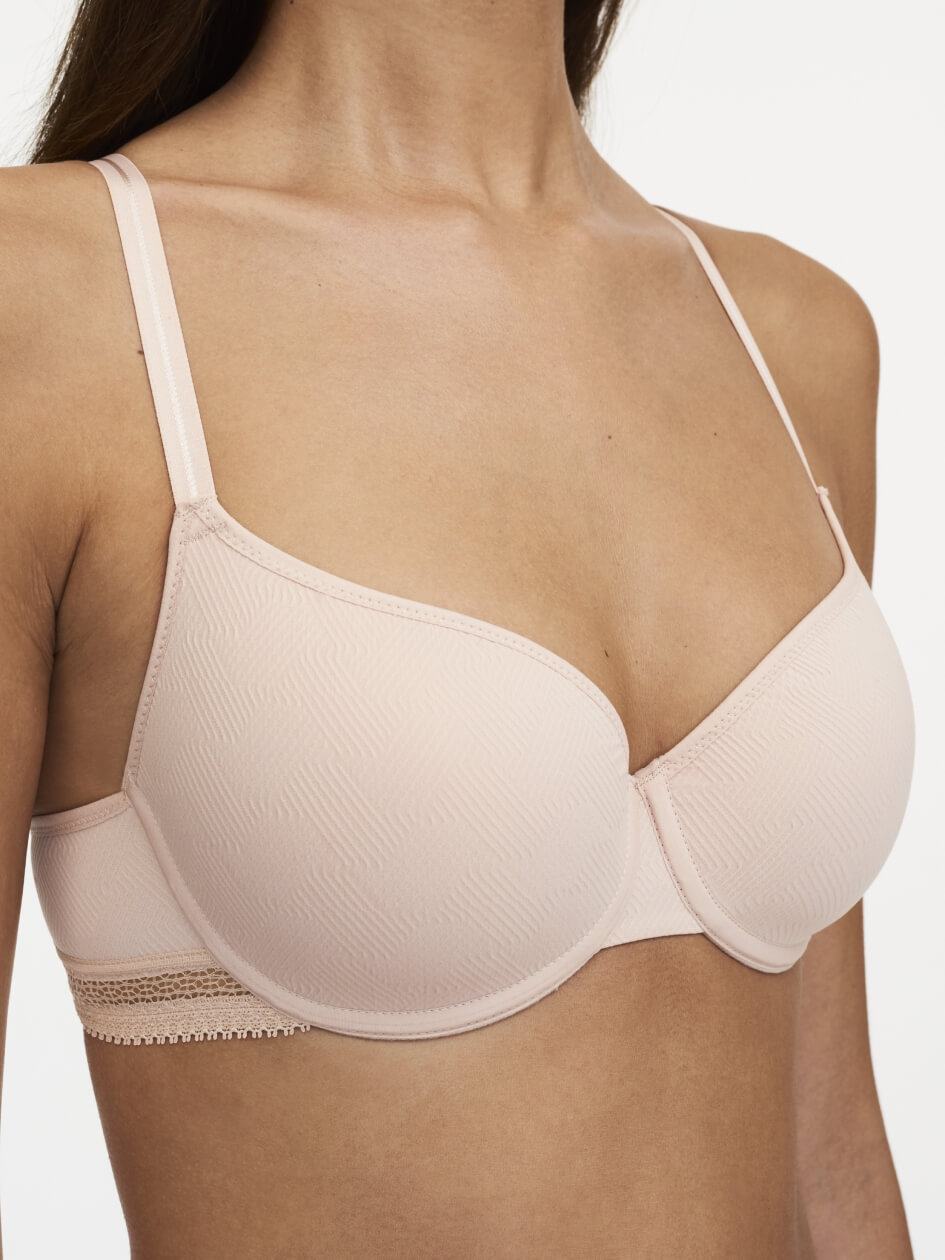 Beige Rose Chantelle Dream Today Women T-Shirt Bra | VZY221FQ