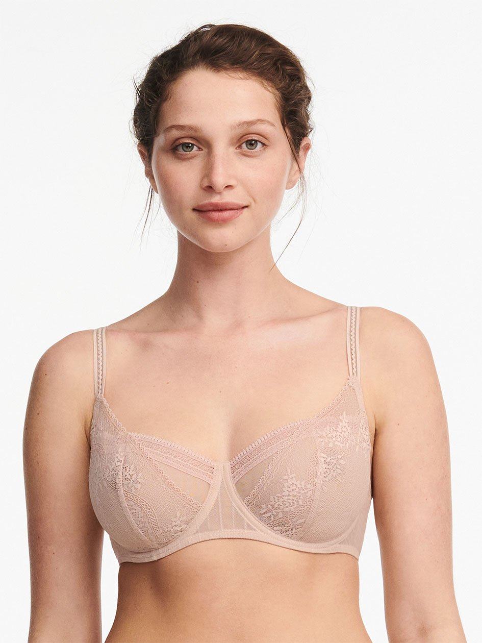 Beige Rose Chantelle Maddie Demi Women Bras | GFH4590XN