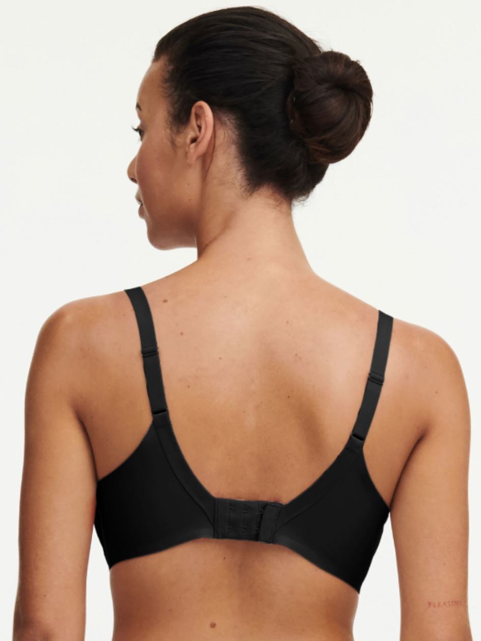 Black Chantelle Bare Essential Seamless Minimizer Women Unlined Bra | XAA5598JE