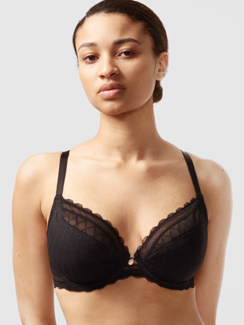 Black Chantelle C Chic Sexy Underwire Women Bras | NNM6152RN