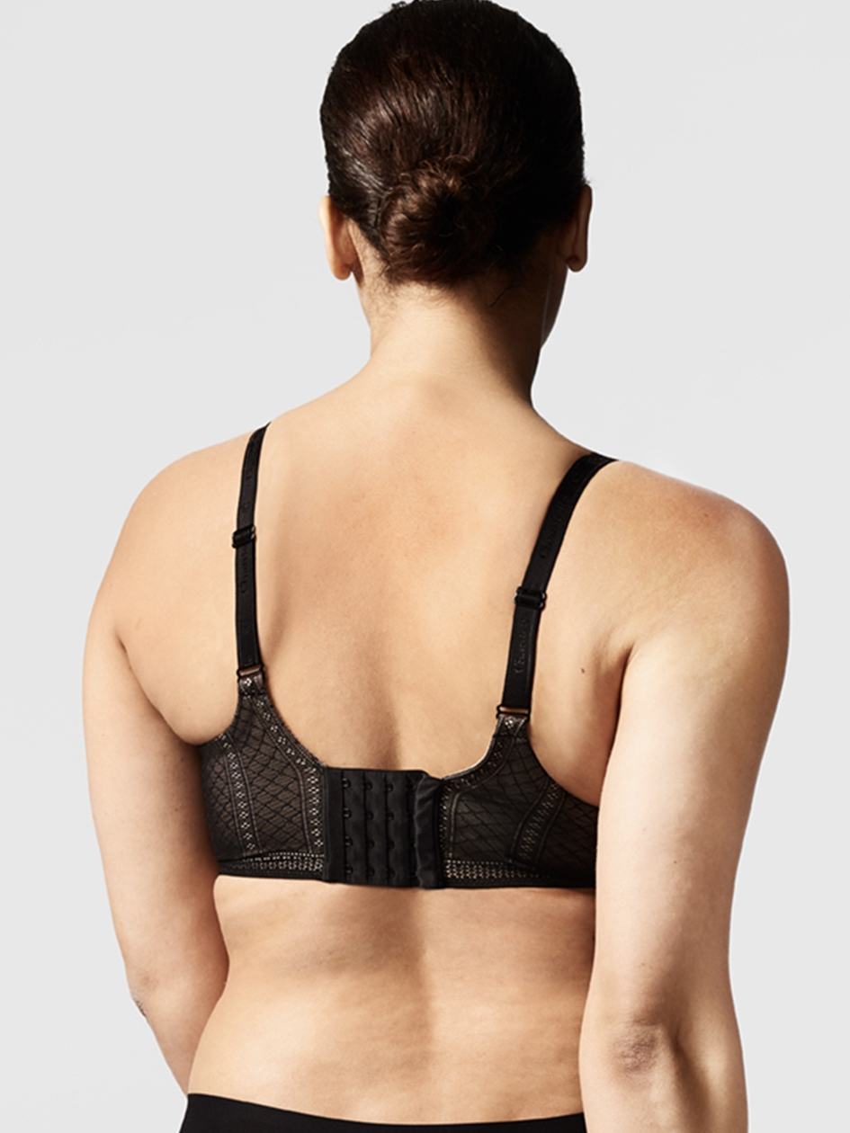 Black Chantelle C Ideal Back Smoothing Women Bras | YHW6396UH