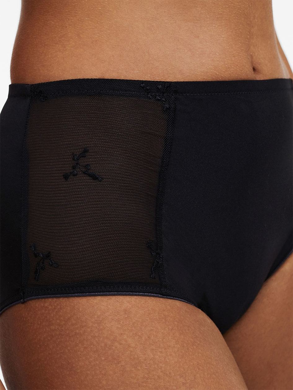 Black Chantelle Every Curve High Waist Women Briefs | PAM4344AR