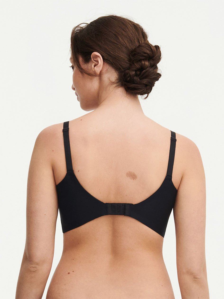 Black Chantelle Graphic Support Lace Wireless Women Bras | XVE1178EI