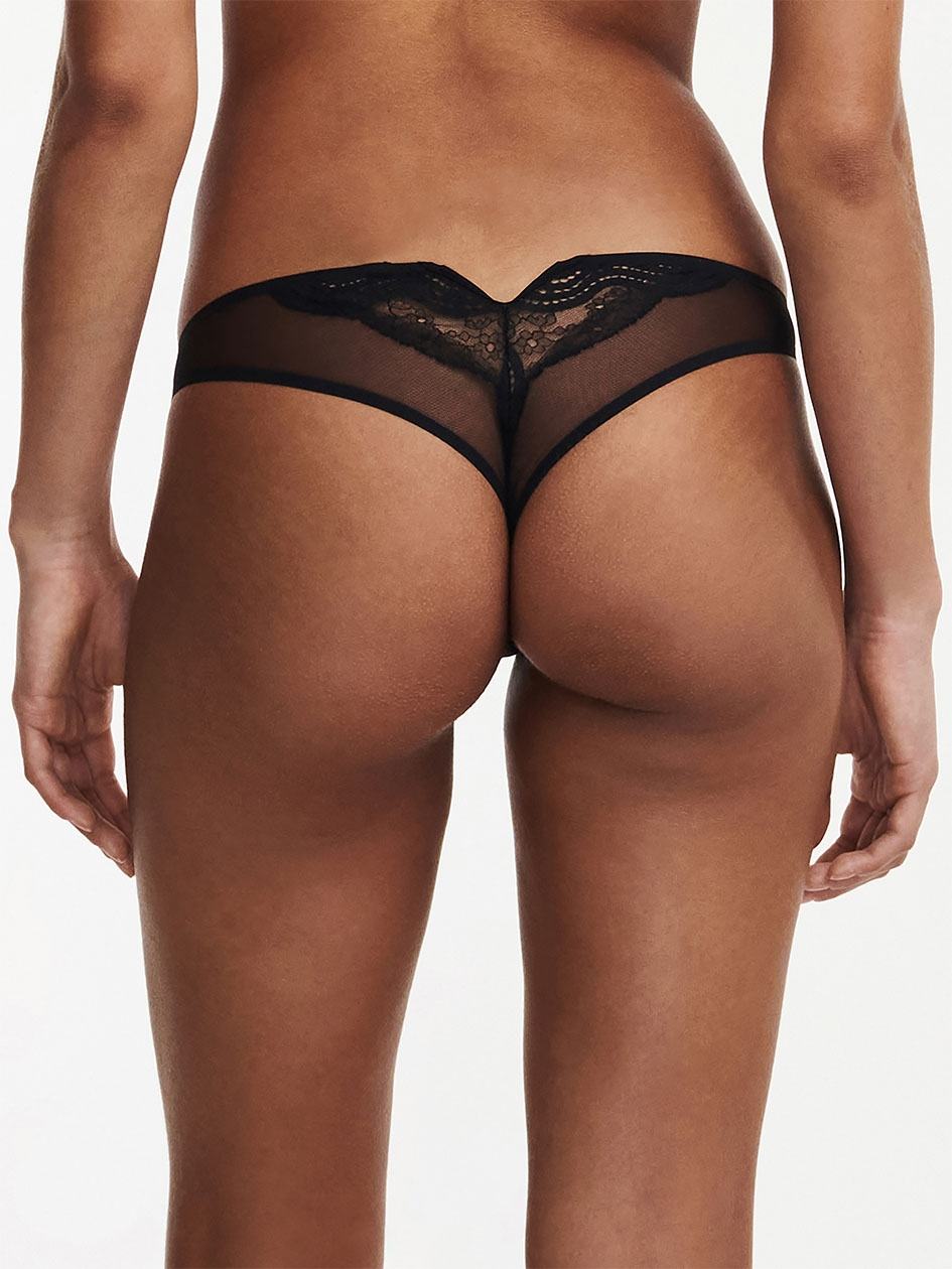 Black Chantelle Hypnotic Women Thong Panty | TLC73100PR