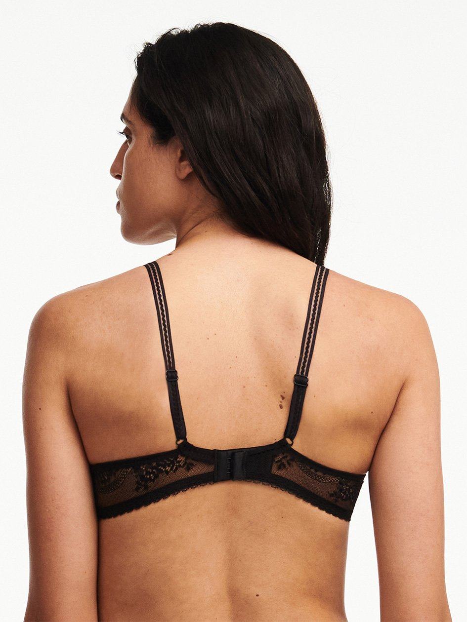 Black Chantelle Maddie Memory Foam Women Bras | QPJ1547JT