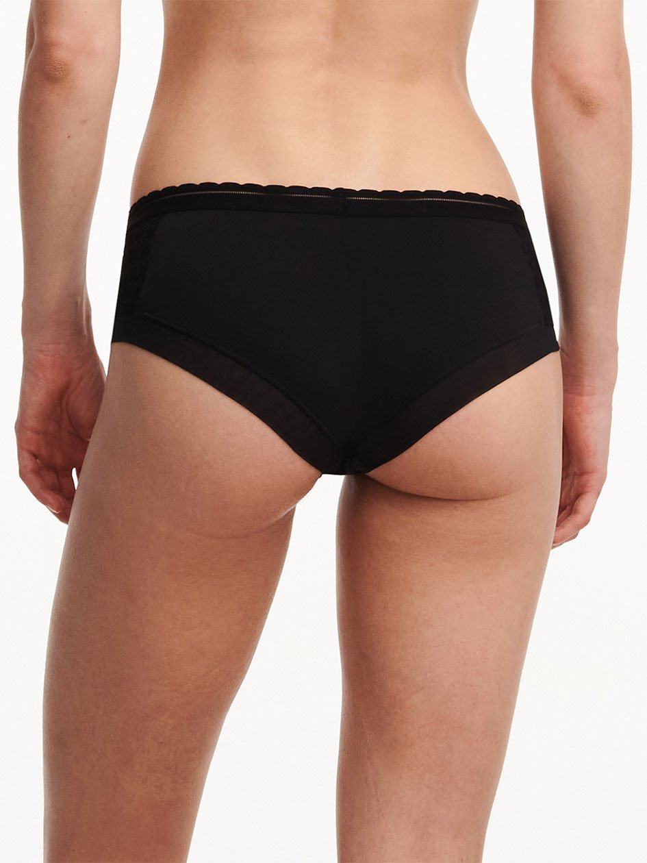 Black Chantelle Monogram Women Hipster Panty | PLJ152ZV