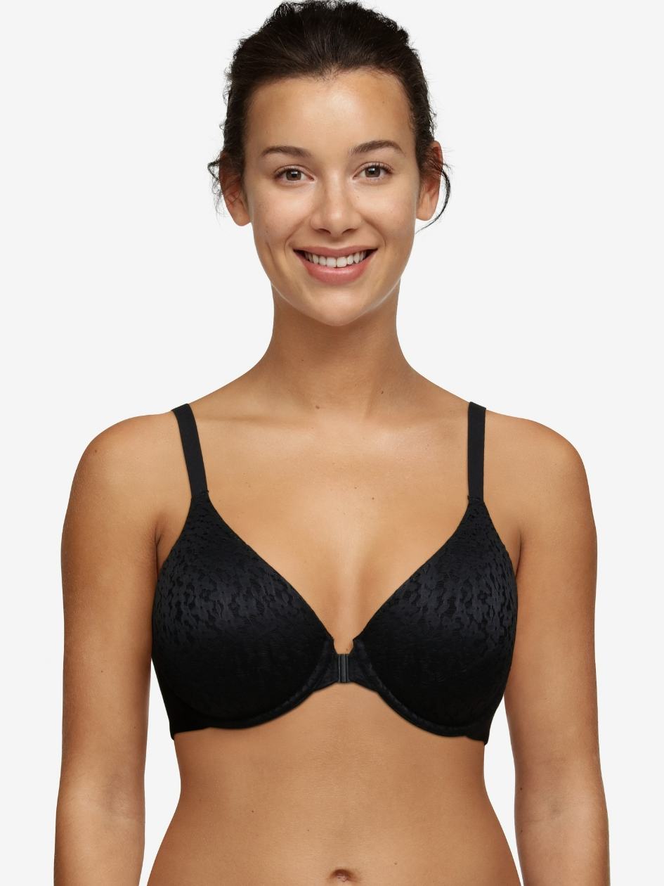 Black Chantelle Norah Comfort Front Closure Women Bras | MJS4484CF