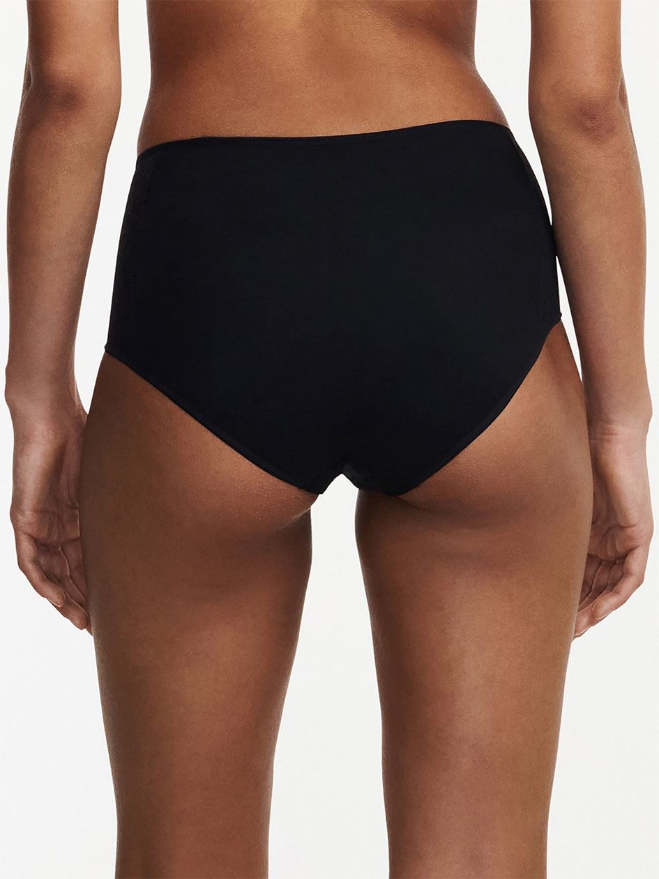 Black Chantelle Norah Comfort High Waist Women Briefs | LHD13RC