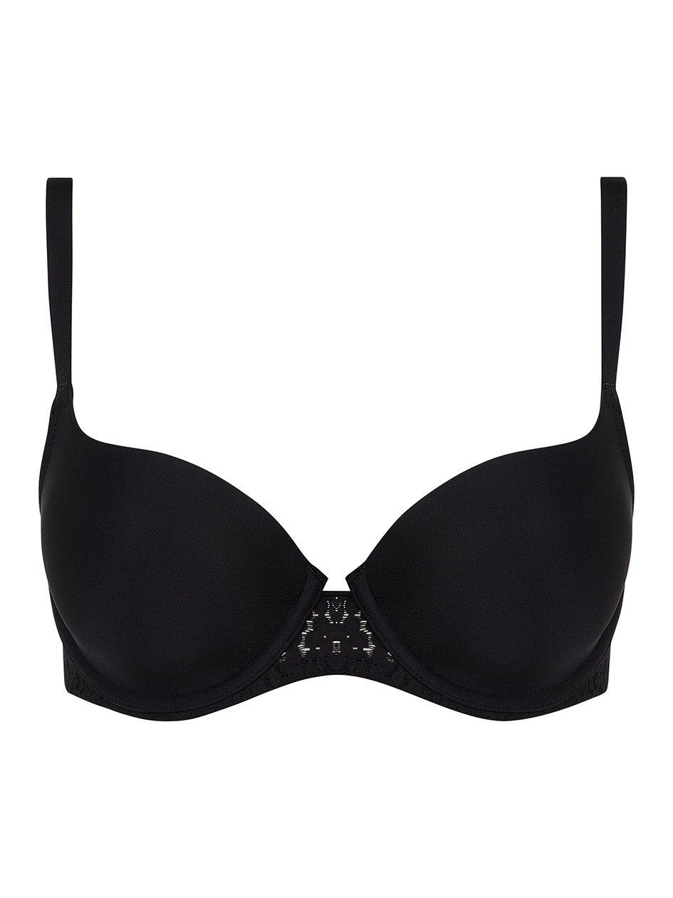 Black Chantelle Norah Comfort Smooth Sweetheart Women T-Shirt Bra | EXH8379ST