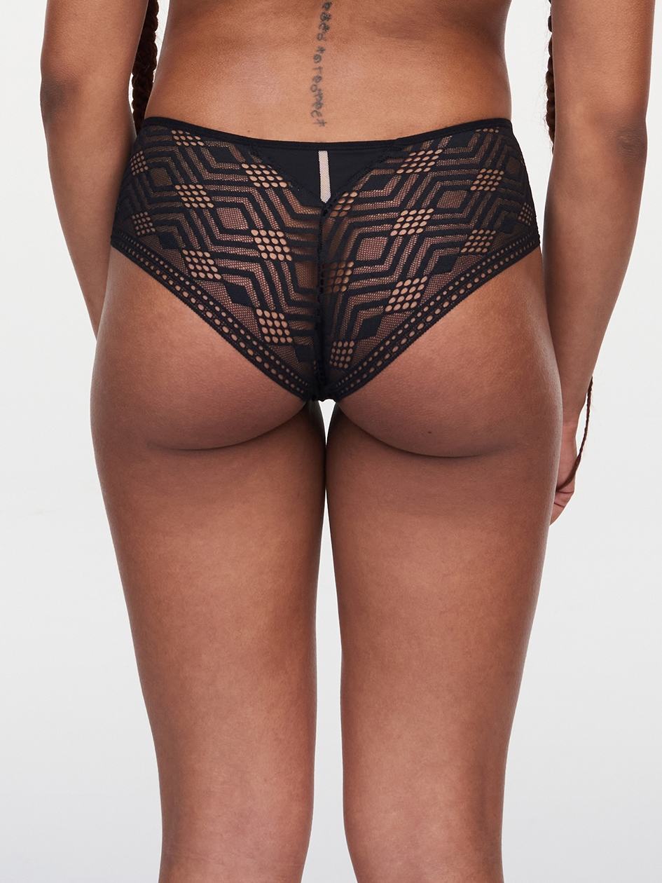 Black Chantelle Ondine Women Hipster Panty | UZD818PY